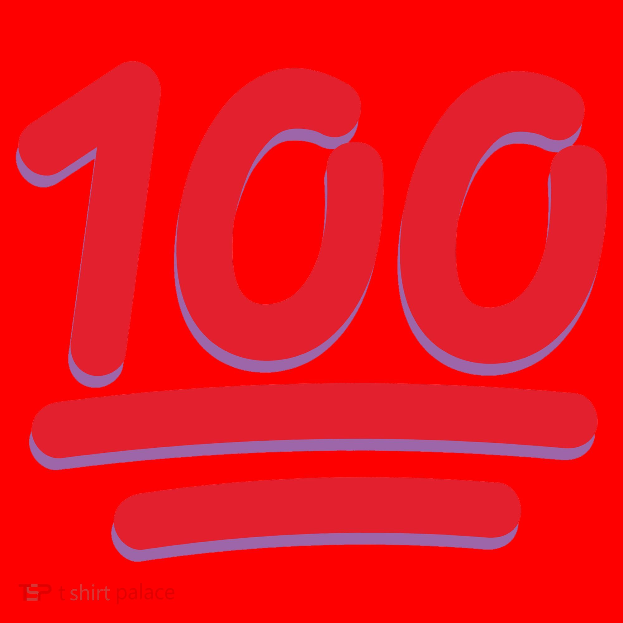 Keep It 100 One Hundred Emoji Santa Hat