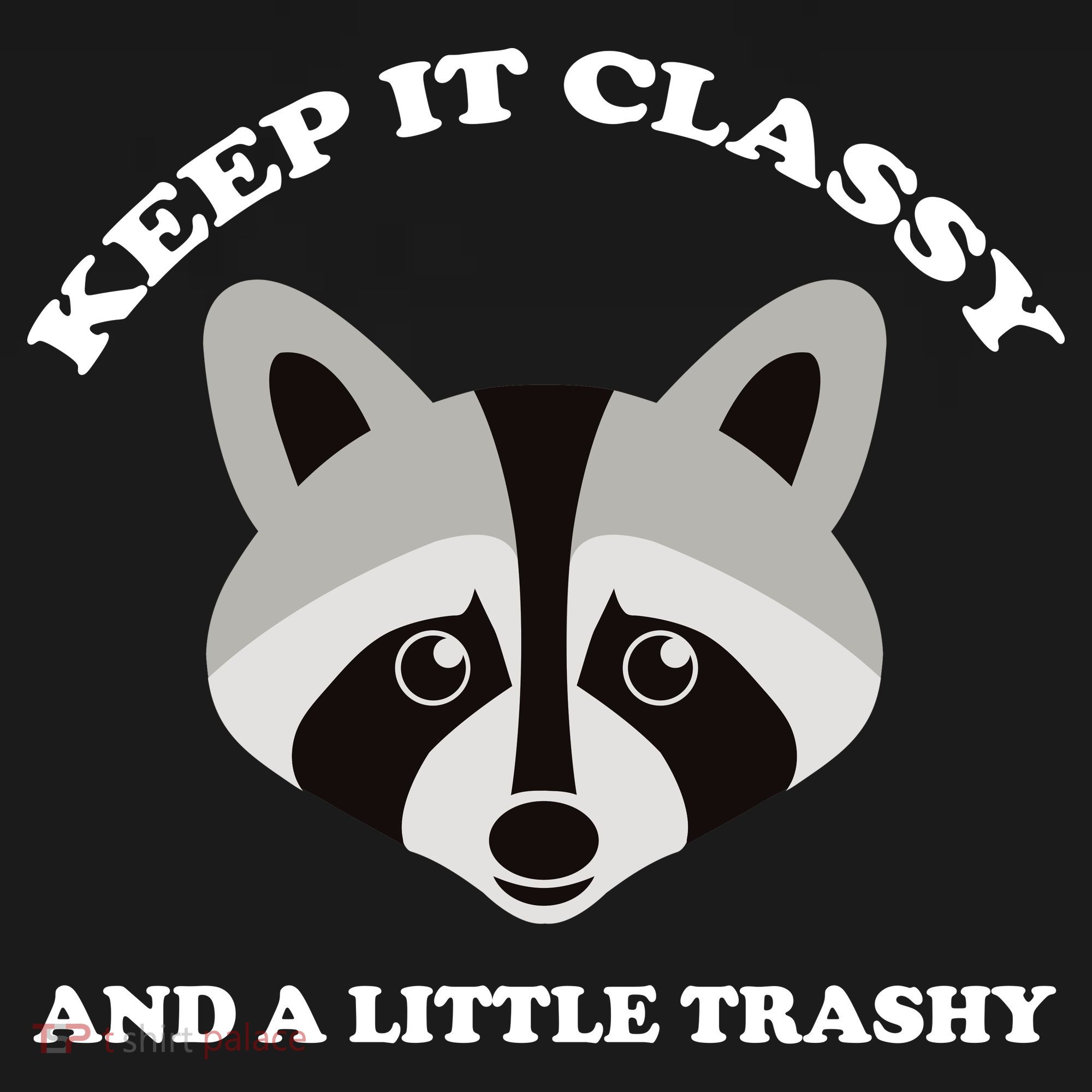 Keep It Classy And A Little Trashy USA-Made Doggie Bandana