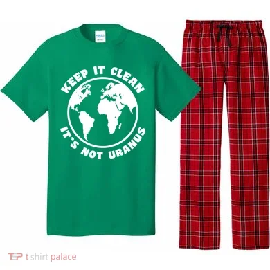 Keep It Clean It's Not Uranus Pajama Set