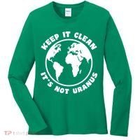 Keep It Clean It's Not Uranus Women's Long Sleeve Shirt thumb 0