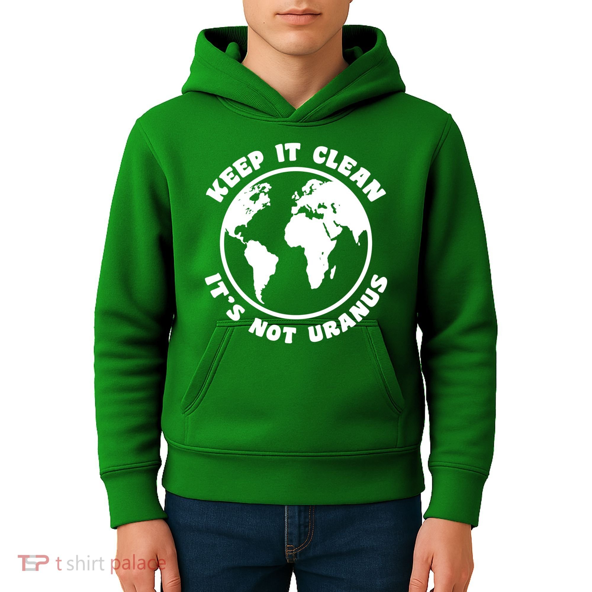 Keep It Clean It's Not Uranus Kids Hoodie