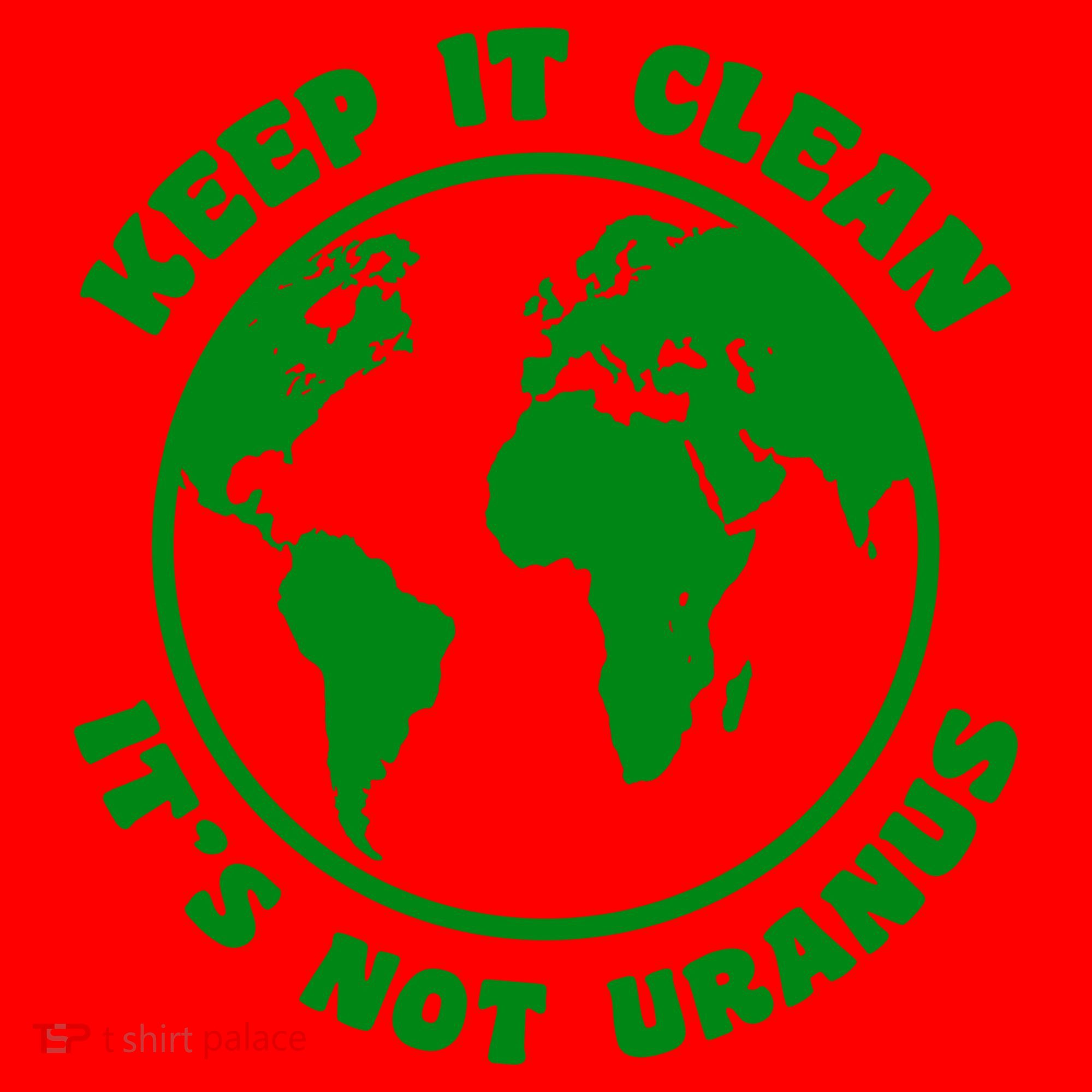 Keep It Clean It's Not Uranus Santa Hat