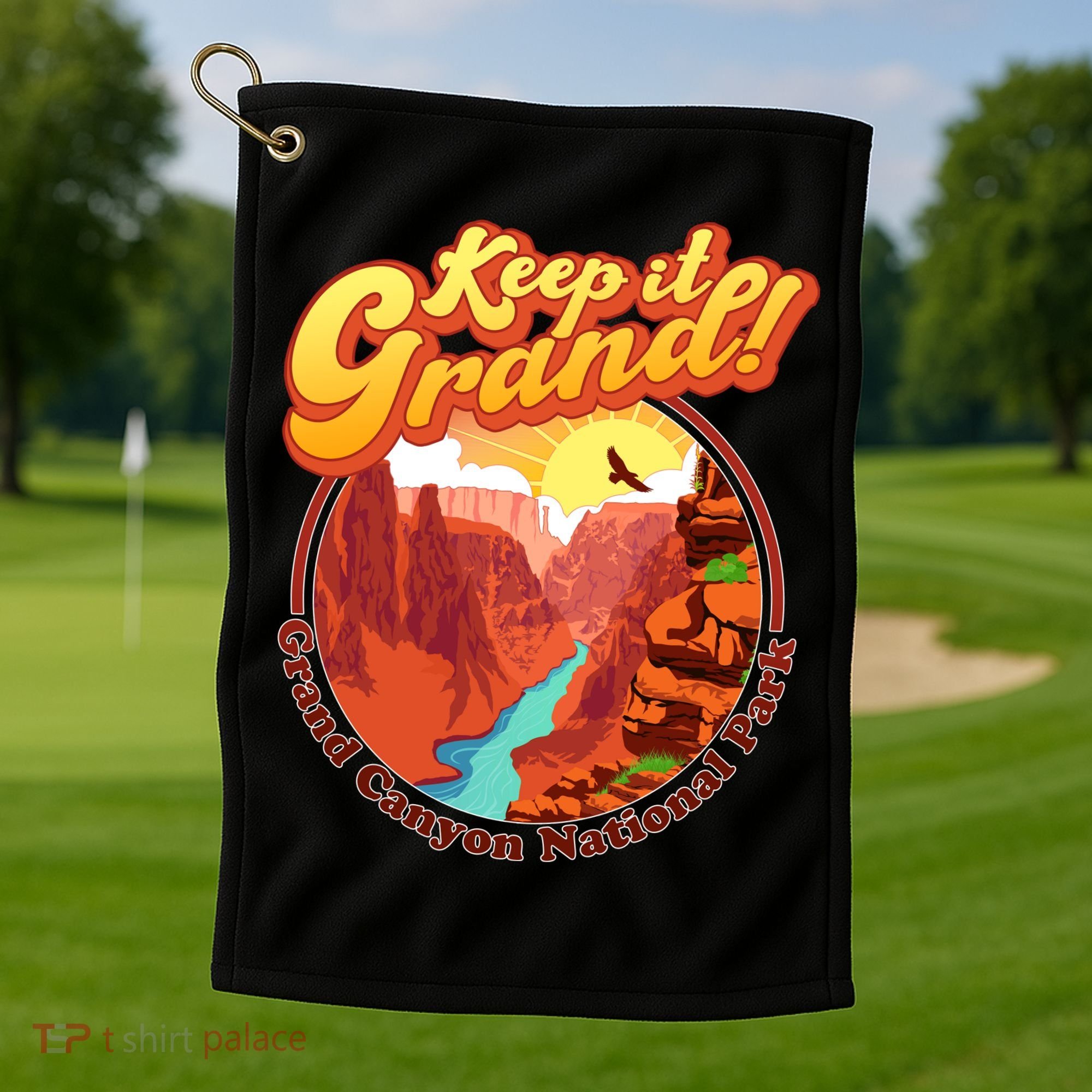Keep It Grand! Great Canyon National Park Golf Towel
