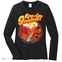 Keep It Grand! Great Canyon National Park Women's Long Sleeve Shirt thumb 0