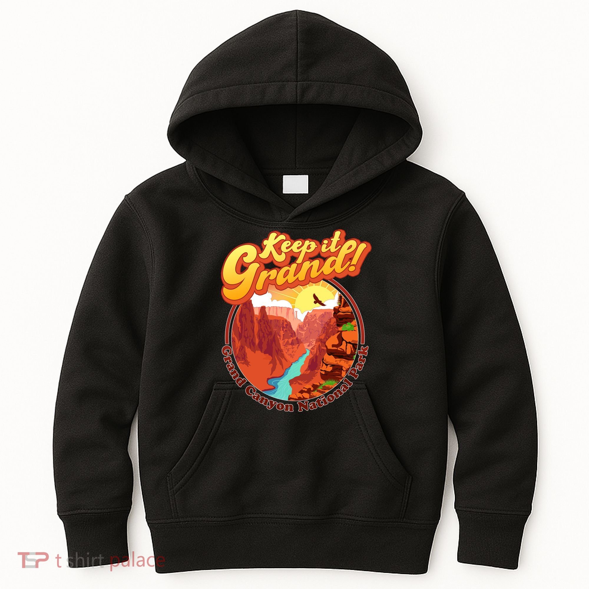 Keep It Grand! Great Canyon National Park Kids Hoodie