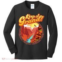 Keep It Grand! Great Canyon National Park Kids Long Sleeve Shirt thumb 0