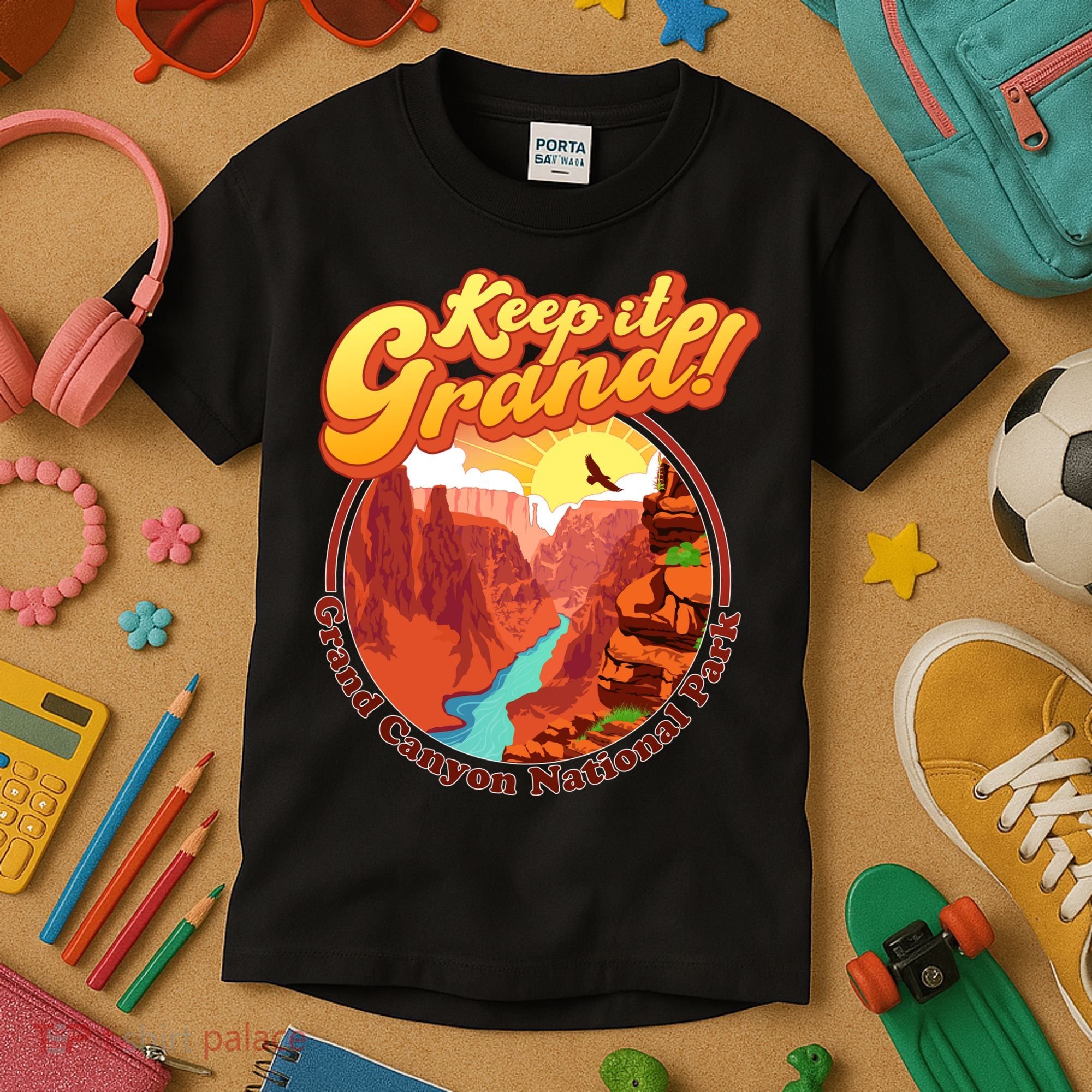 Keep It Grand! Great Canyon National Park Kids T-Shirt