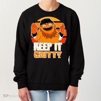 Keep It Gritty Retro Hockey Mascot Women's Sweatshirt thumb 0