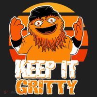 Keep It Gritty Retro Hockey Mascot Women's Sweatshirt thumb 2