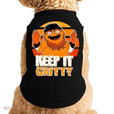 Keep It Gritty Retro Hockey Mascot Doggie Tank