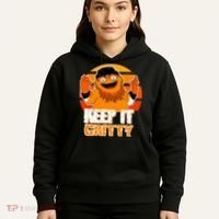 Keep It Gritty Retro Hockey Mascot Hoodie thumb 5