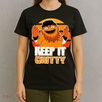 Keep It Gritty Retro Hockey Mascot T-Shirt thumb 4