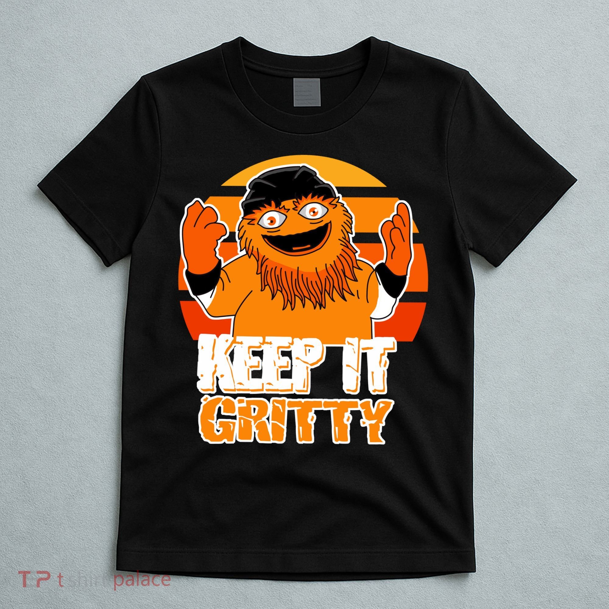 Keep It Gritty Retro Hockey Mascot T-Shirt