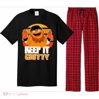 Keep It Gritty Retro Hockey Mascot Pajama Set thumb 0