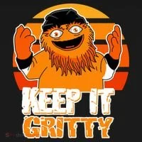 Keep It Gritty Retro Hockey Mascot Baby Bodysuit thumb 2