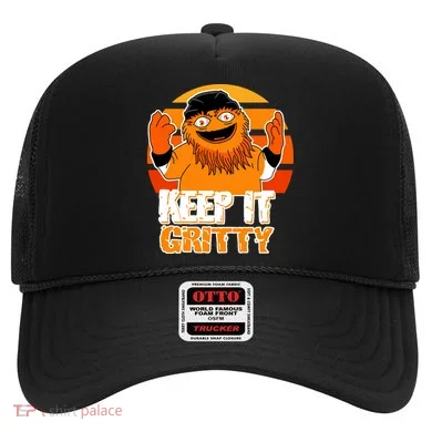 Keep It Gritty Retro Hockey Mascot Hat
