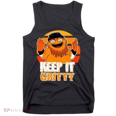 Keep It Gritty Retro Hockey Mascot Tank Top