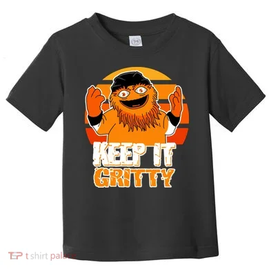 Keep It Gritty Retro Hockey Mascot Toddler T-Shirt
