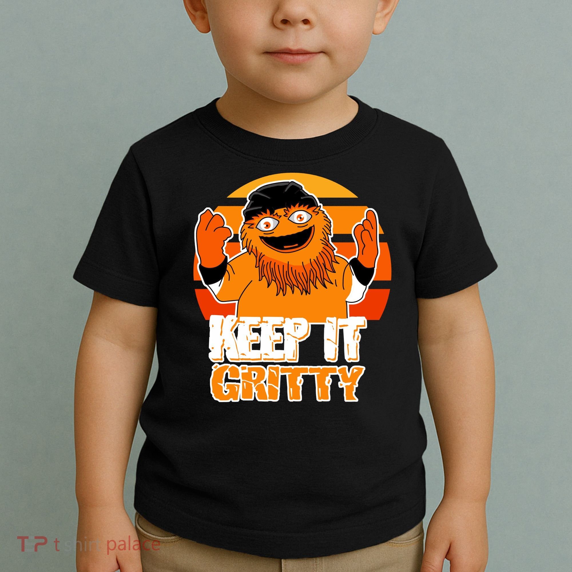 Keep It Gritty Retro Hockey Mascot Toddler T-Shirt