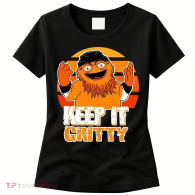 Keep It Gritty Retro Hockey Mascot Women's T-Shirt