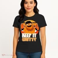 Keep It Gritty Retro Hockey Mascot Women's T-Shirt thumb 4
