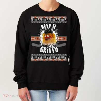 Keep It Gritty Ugly Christmas Sweater Women's Sweatshirt
