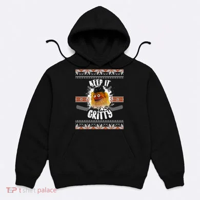Keep It Gritty Ugly Christmas Sweater Hoodie