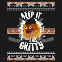 Keep It Gritty Ugly Christmas Sweater Long Sleeve Shirt thumb 2