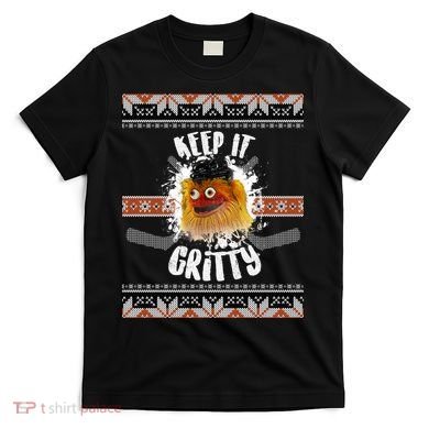 Keep It Gritty Ugly Christmas Sweater T-Shirt