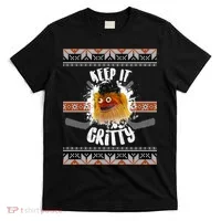 Keep It Gritty Ugly Christmas Sweater T-Shirt thumb 0