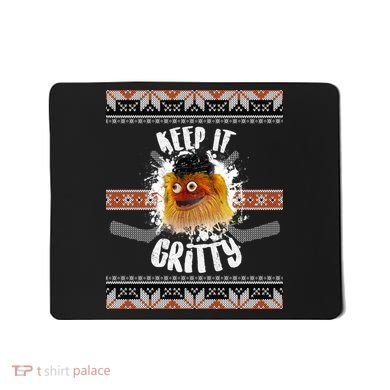 Keep It Gritty Ugly Christmas Sweater Mousepad