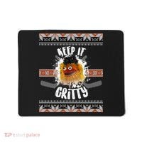 Keep It Gritty Ugly Christmas Sweater Mousepad thumb 0