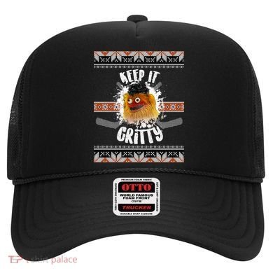 Keep It Gritty Ugly Christmas Sweater Hat