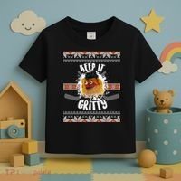 Keep It Gritty Ugly Christmas Sweater Toddler T-Shirt thumb 3