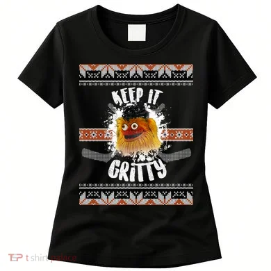 Keep It Gritty Ugly Christmas Sweater Women's T-Shirt