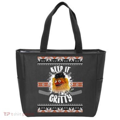Keep It Gritty Ugly Christmas Sweater Bag