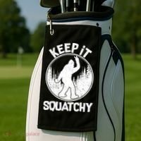 Keep It Squatchy  Golf Towel thumb 2