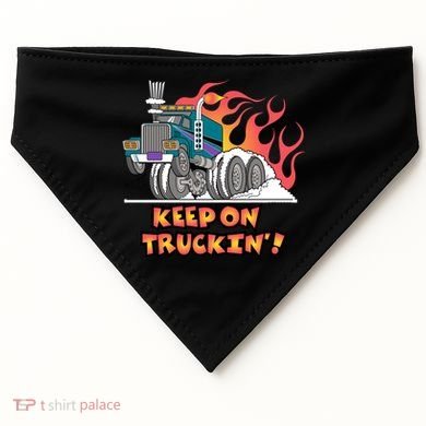 Keep on Truckin' USA-Made Doggie Bandana