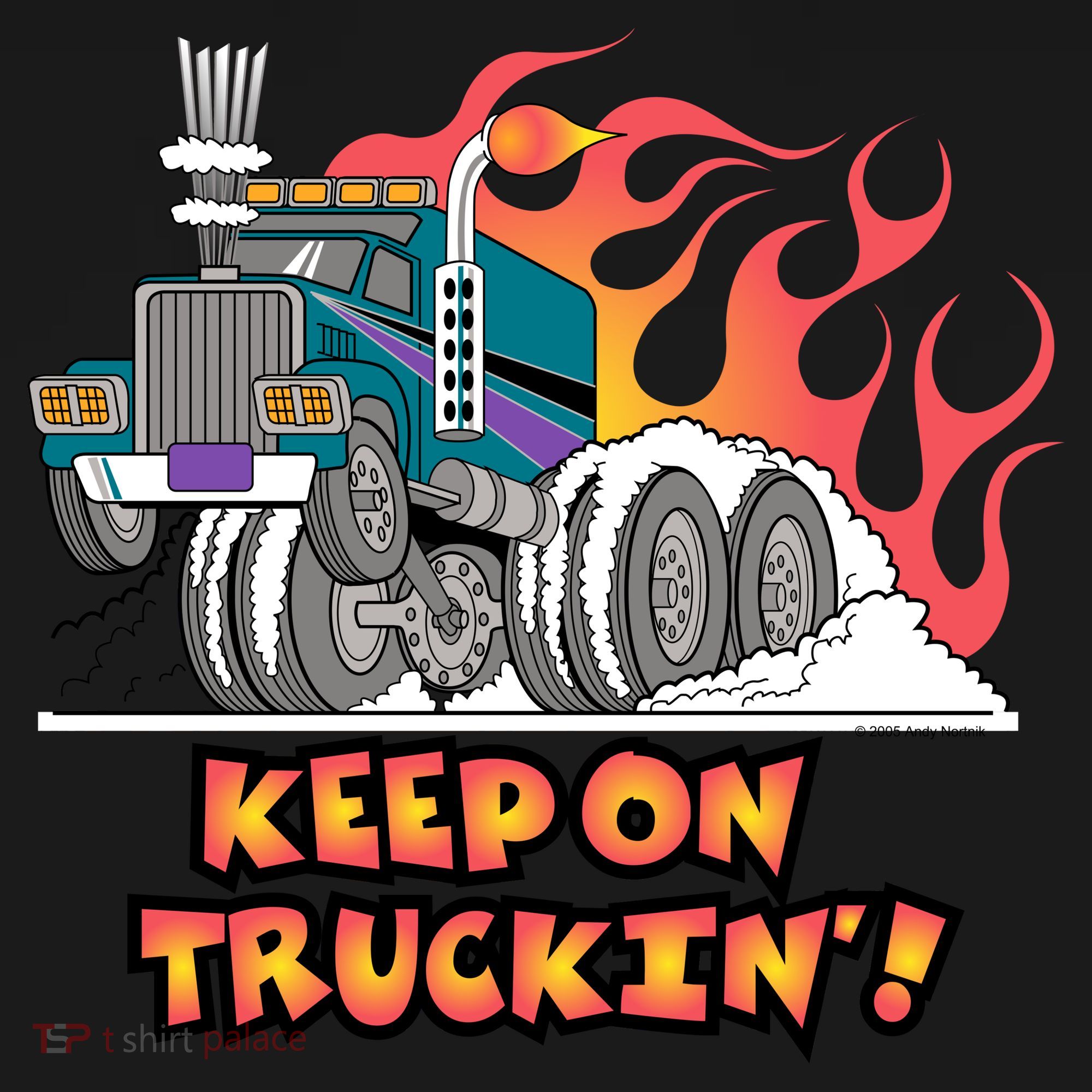 Keep on Truckin' USA-Made Doggie Bandana