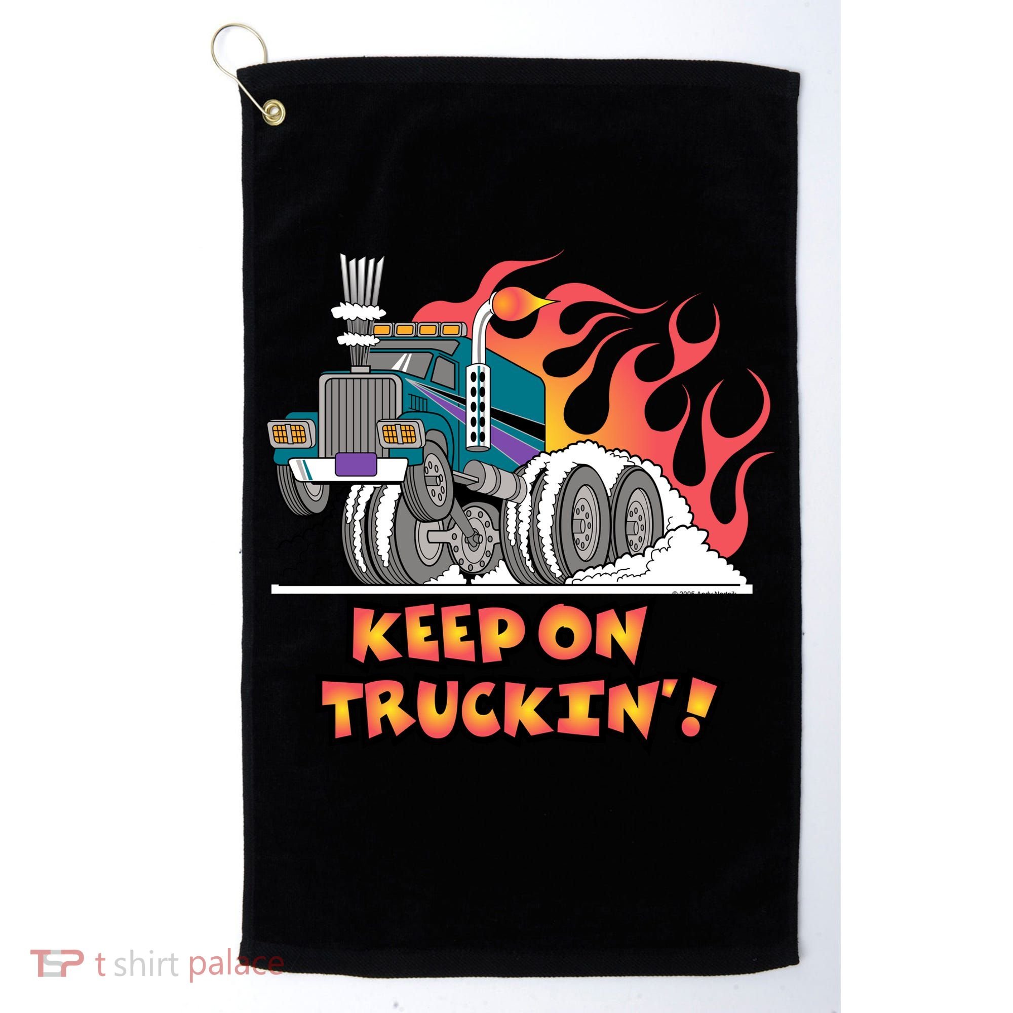 Keep on Truckin' Golf Towel