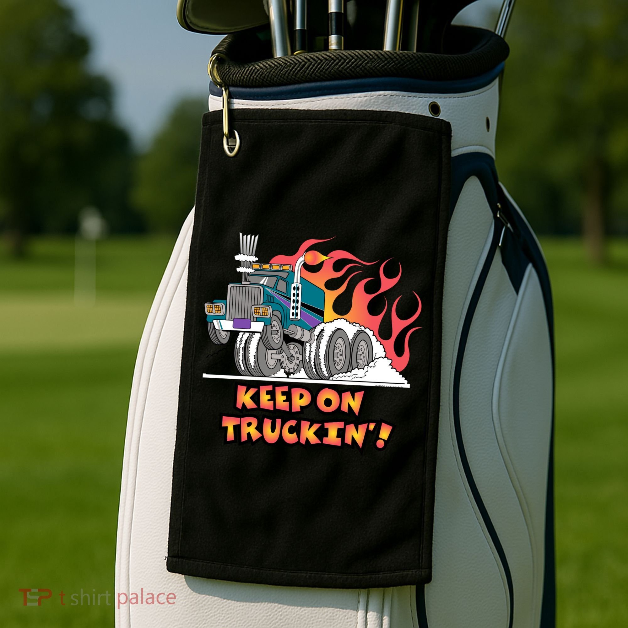 Keep on Truckin' Golf Towel
