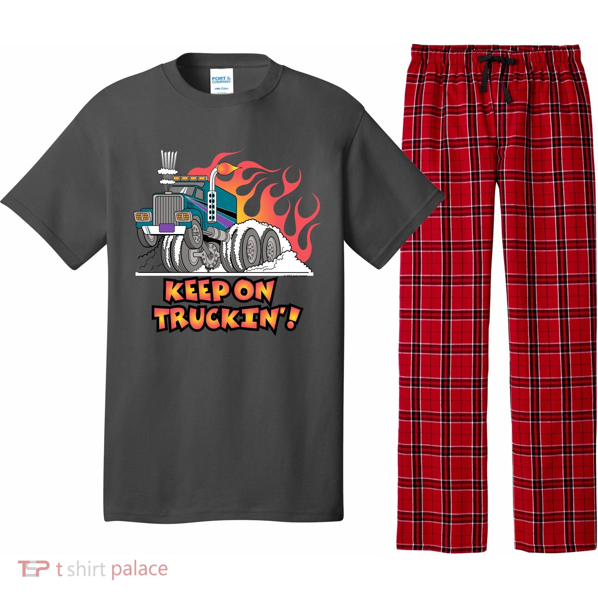 Keep on Truckin' Pajama Set