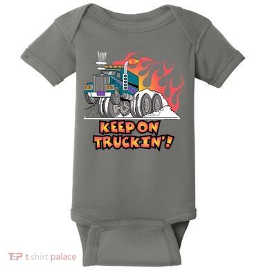 Keep on Truckin' Baby Bodysuit