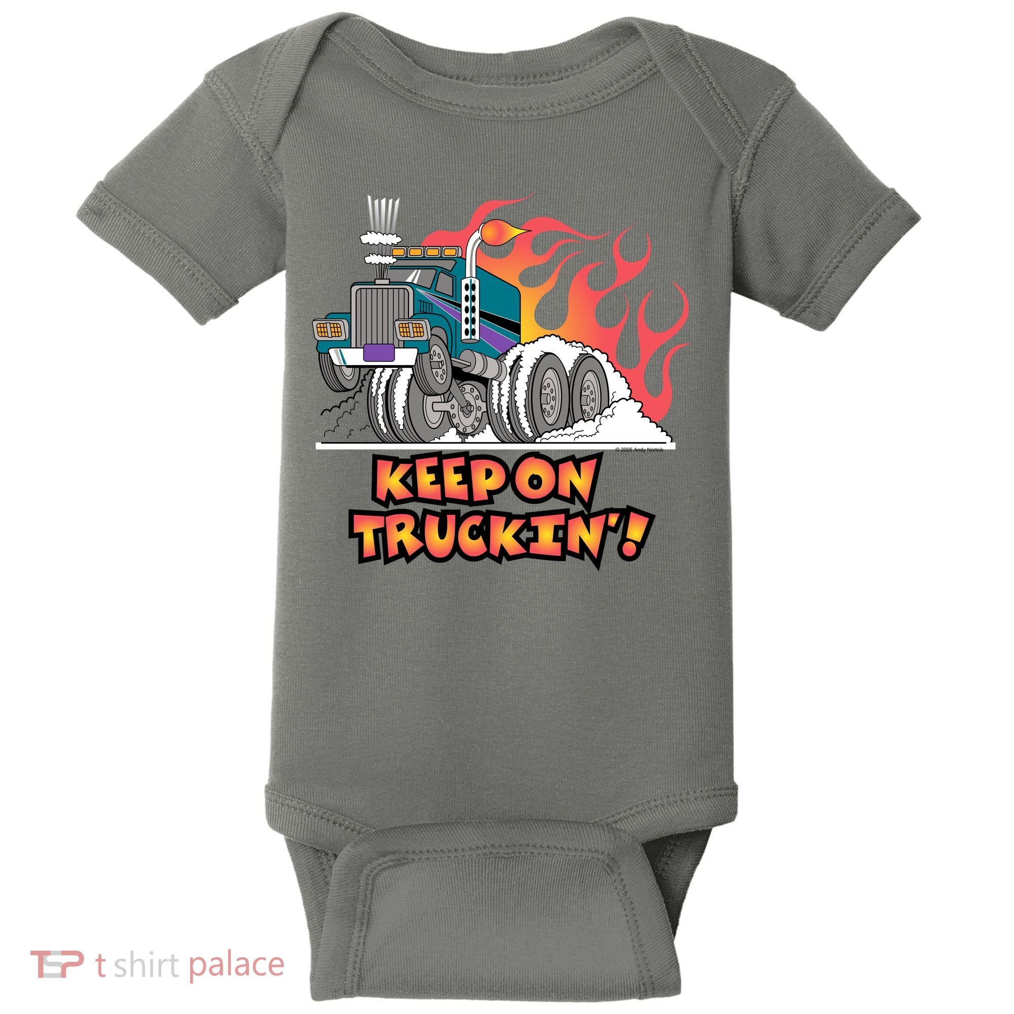 Keep on Truckin' Baby Bodysuit
