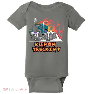 Keep on Truckin' Baby Bodysuit