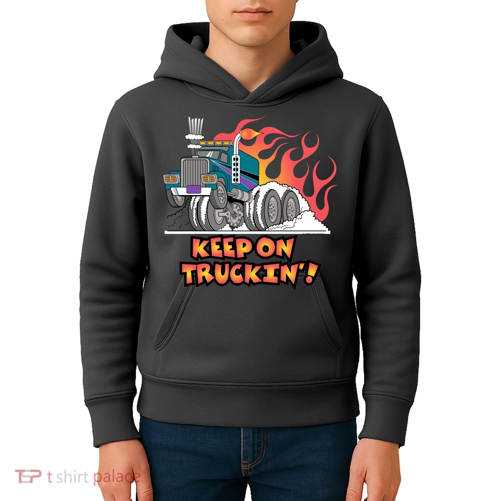 Keep on Truckin' Kids Hoodie