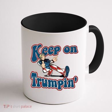 Keep On Trumpin' Pro Trump Coffee Mug back