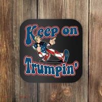 Keep On Trumpin' Pro Trump Coaster thumb 0
