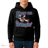 Keep On Trumpin' Pro Trump Kids Hoodie thumb 4