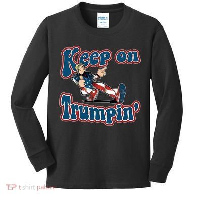 Keep On Trumpin' Pro Trump Kids Long Sleeve Shirt